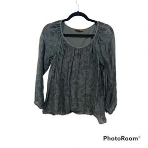 Piazza Roma silk blend blouse XS